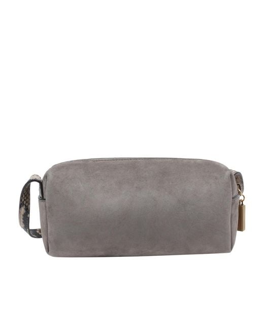 Khaite Gray Kye Mini Crossbody Shoulder Bag