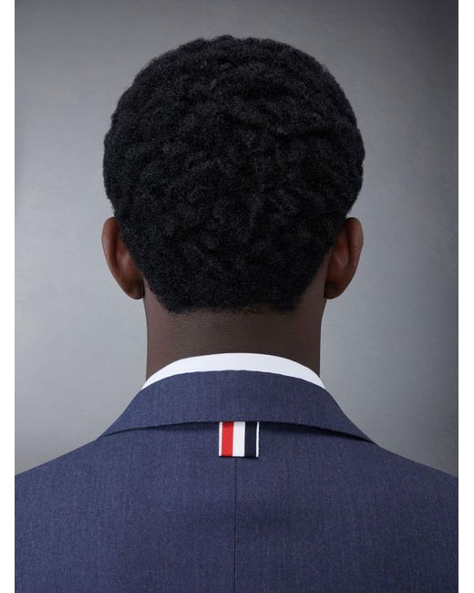 Thom Browne Blue Single-Breasted Long Sleeved Blazer for men