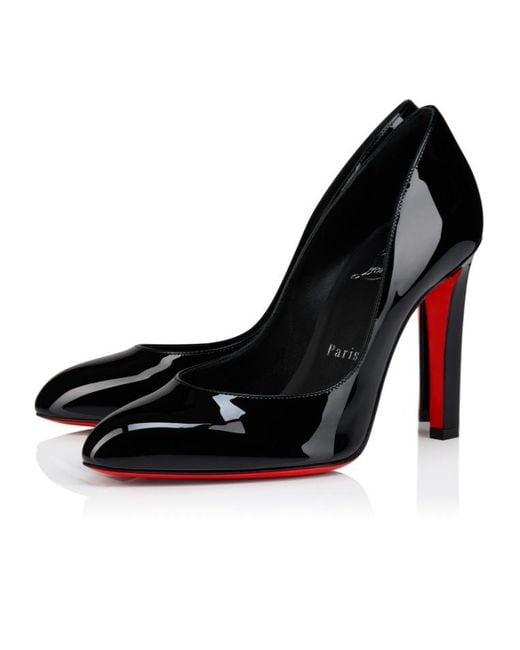 Christian Louboutin Black Fannylove Patent Leather Pumps 100
