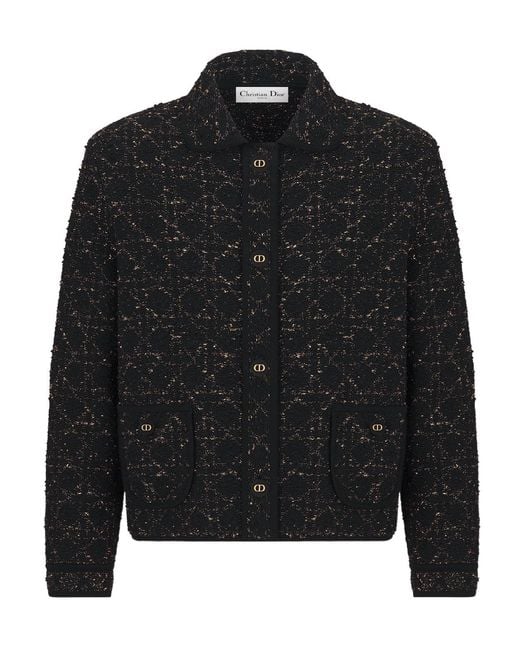 Dior Black Macrocannage Jacket