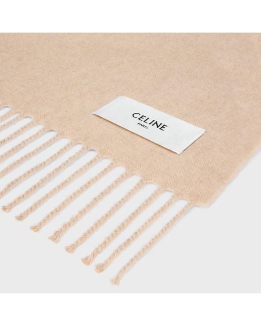 Céline White Scarf