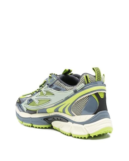 Off-White c/o Virgil Abloh Green Lace Up Sneakers for men