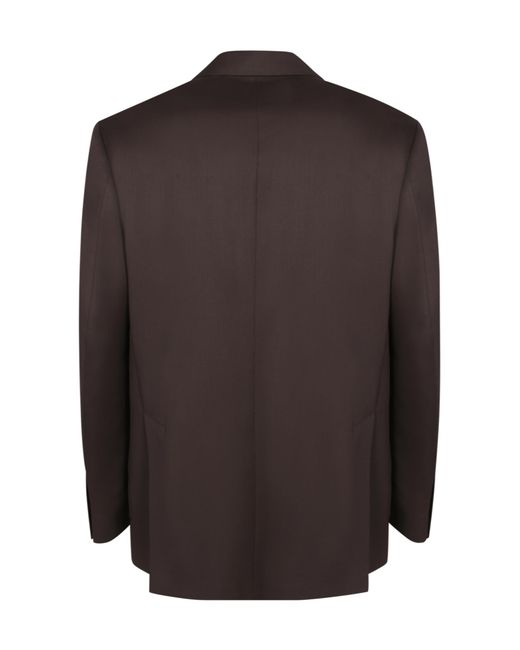 Lardini Black Notch Lapel Single-Breasted Jacket for men