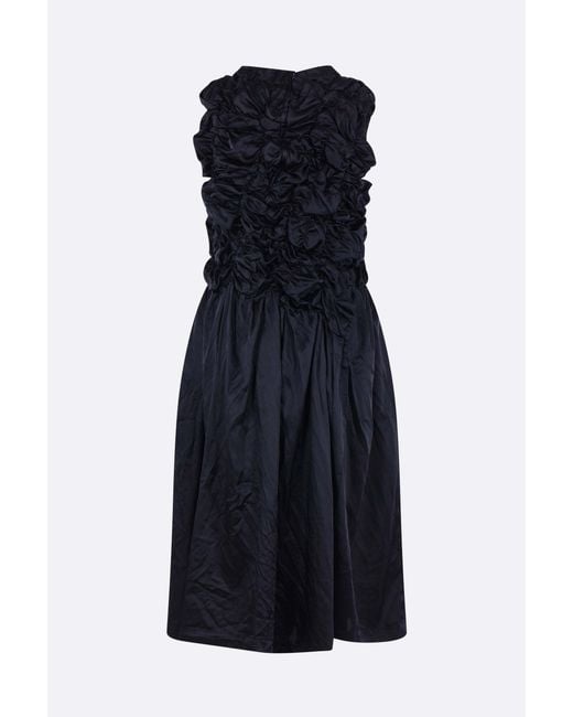 Comme des Garçons Blue Pleated Dress