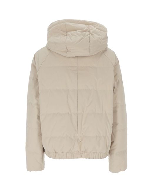 Brunello Cucinelli Natural Padded Down Jacket