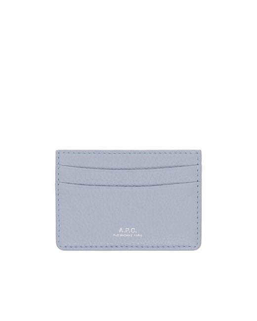 A.P.C. Gray Andre Card Pack for men