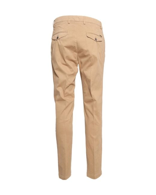 Peserico Natural Stretch Gabardine Pants for men