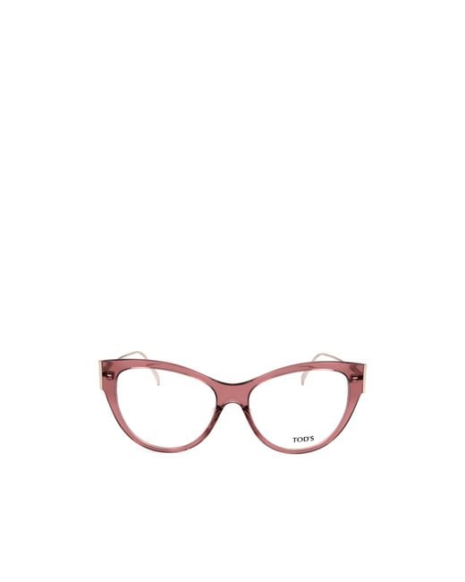 Tod's Multicolor Cat Eye Frame Plain Glasses