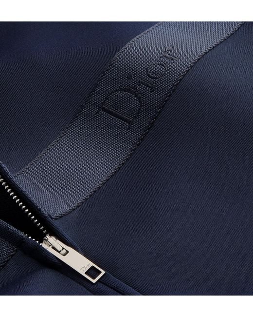 Dior Blue Long-Sleeved Casual Jacket for men