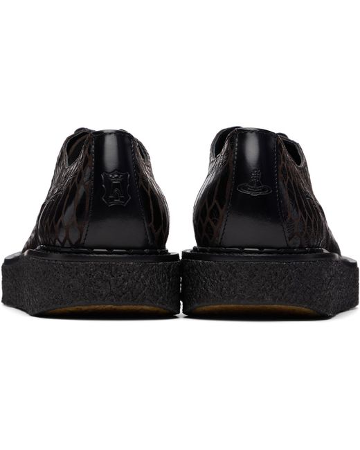Vivienne Westwood Black X George Cox Hatton Derby Shoes for men