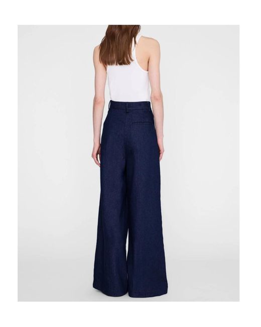 Anine Bing Blue Lou Trousers
