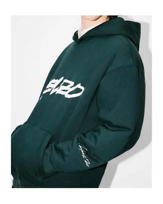 KENZO Green X Futura 2000' Padded Hoodie for men