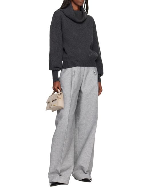 Jacquemus Natural The Large Bambino Crossbody Flap Bag
