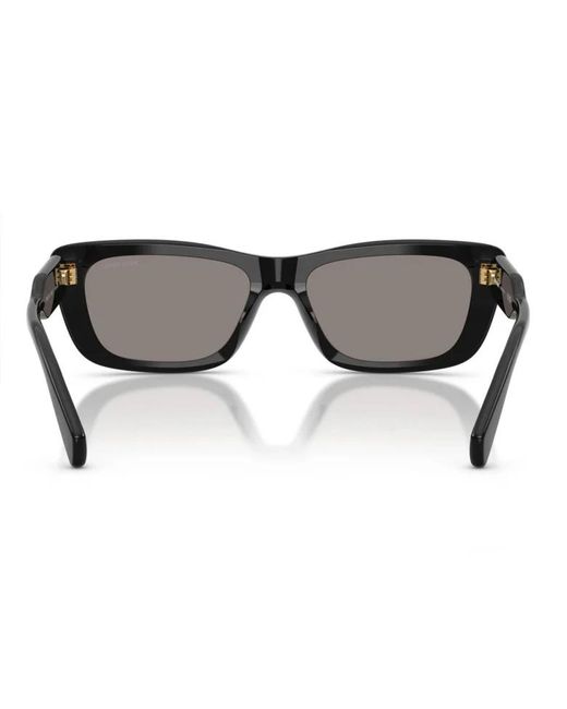 Miu Miu White Eyewear Rectangular Frame Sunglasses