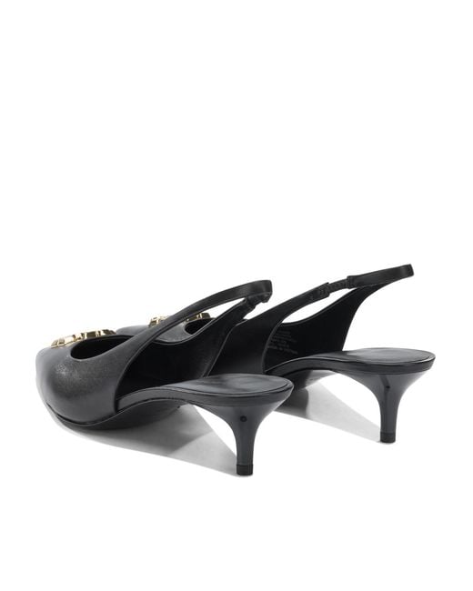 Tory Burch Multicolor Logo Slingback Heeled Pumps