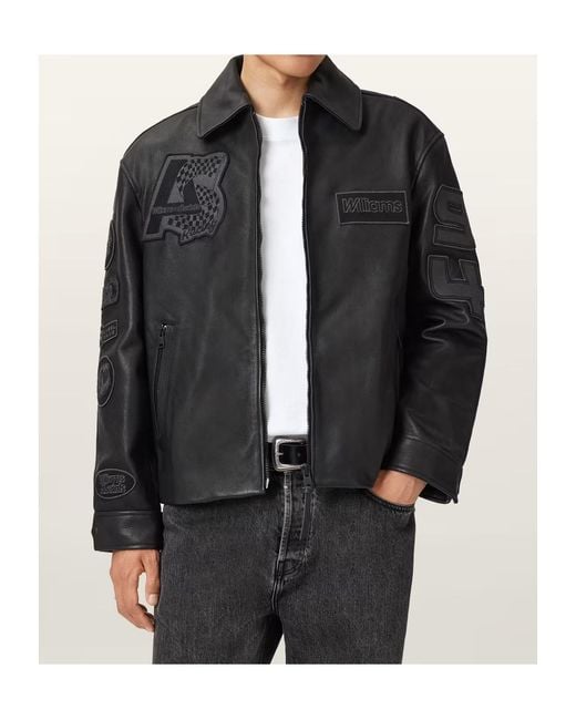 AllSaints Black Long-Sleeved Jacket for men