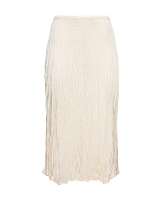 Michael Kors White Elastic Waist Skirt