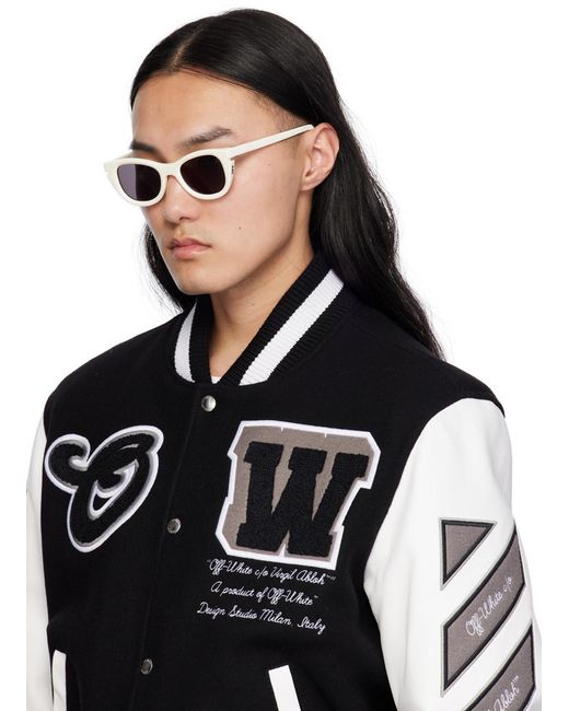 Off-White c/o Virgil Abloh White Logo Sunglasses for men