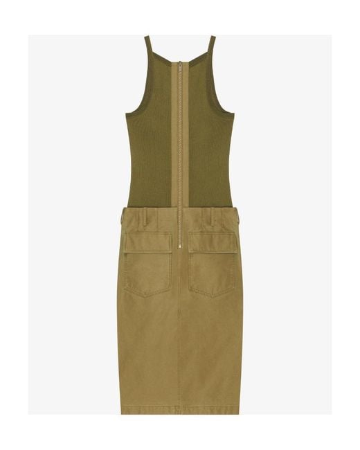 Givenchy Green Cargo Dress