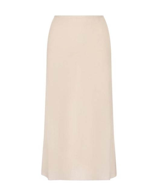 Jil Sander Natural Straight Skirt
