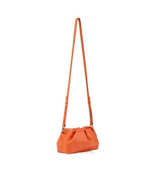 Christian Louboutin Orange Eva Zip-Up Crossbody Bag
