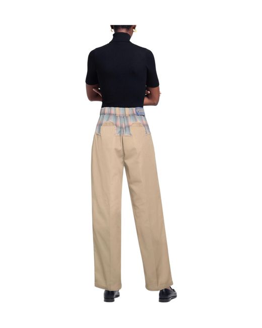Maison Margiela Natural Minimalist Straightleg Trousers