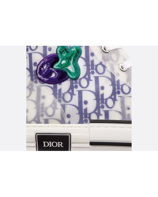 Dior White Logo Casual Sneakers for men