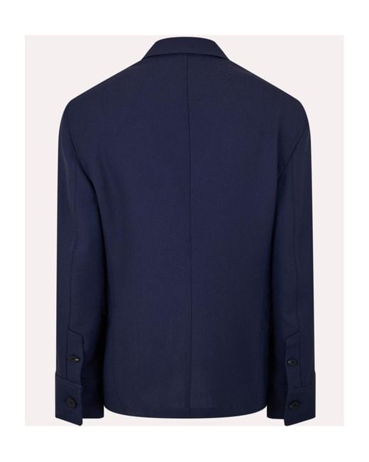 Jacquemus Blue Long-Sleeved Suit Jacket for men