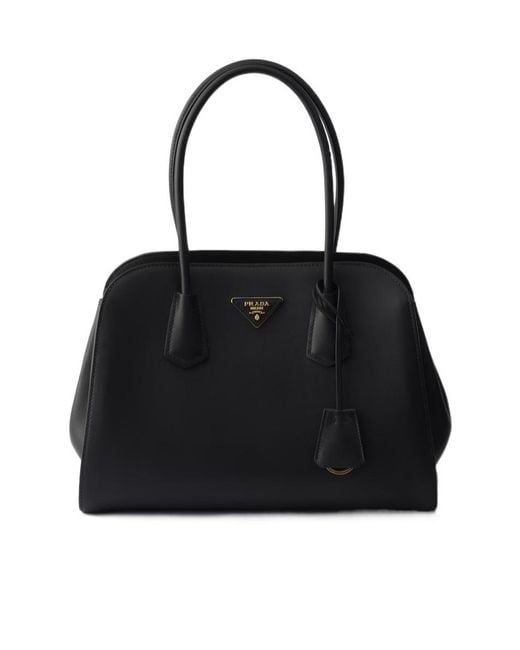 Prada Brown Medium Leather Tote Bag