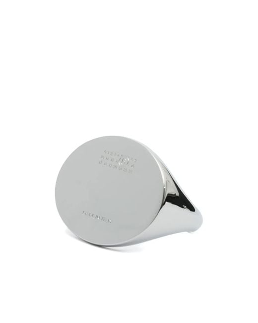 MM6 by Maison Margiela White Numeric Cuff Bracelet