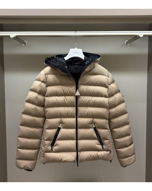 Moncler Natural Padded Logo-Patch Jacket