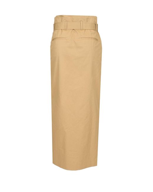 Dries Van Noten Natural Long Skirt