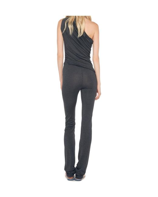 Norma Kamali Blue Lazy Leggings