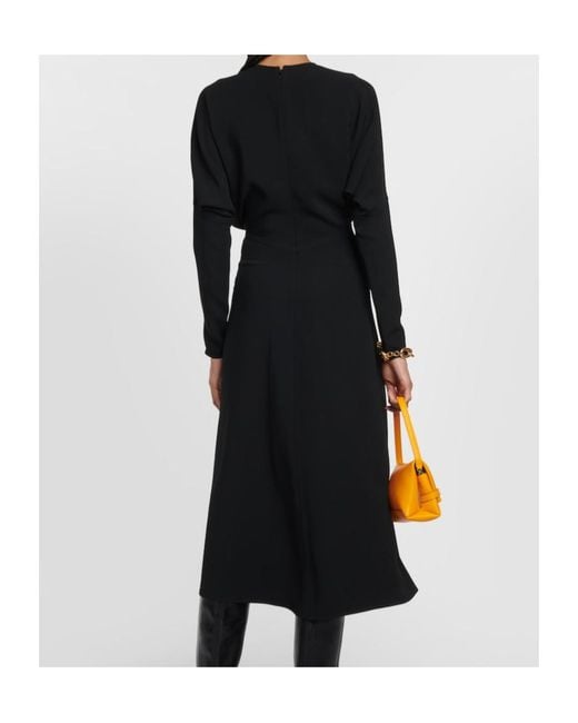 Victoria Beckham Black Long Sleeve Dress