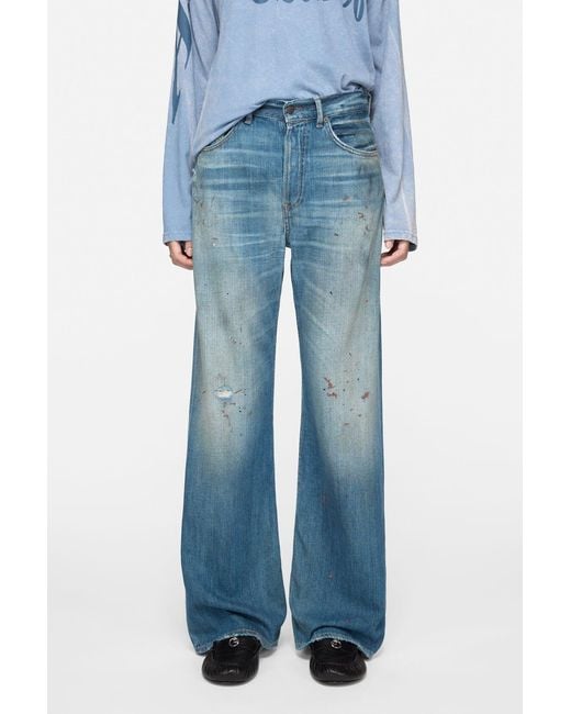 Acne Blue 2021F Regular Fit Jeans