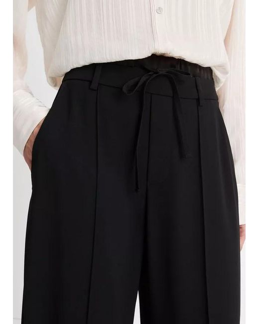 Vince Black Crepe Palazzo Pants