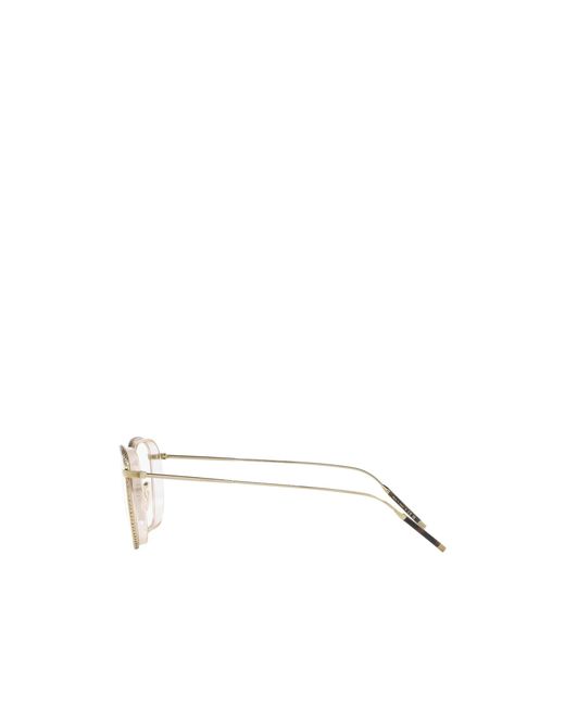 Oliver Peoples White Square Plain Mirror for men