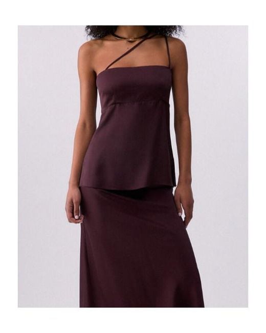 Liu Jo Purple Halterneck Sleeeless Top