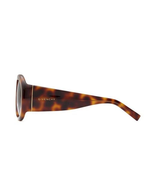 Givenchy Brown Round Frame Sunglasses