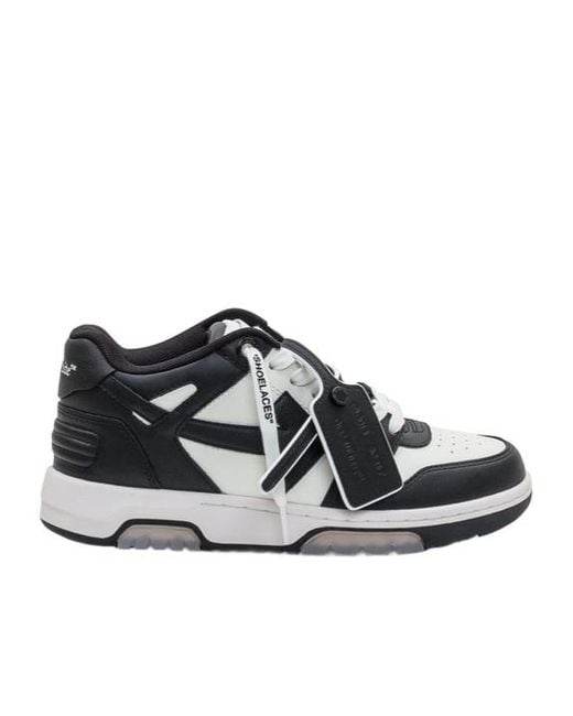 Off-White c/o Virgil Abloh Black Out Of Office Lace-Up Sneakers