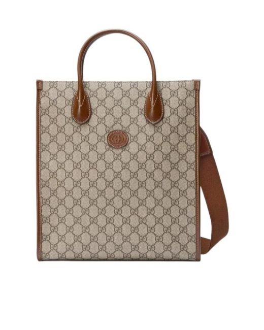 Gucci Multicolor Interlocking G Top Handle Bag for men