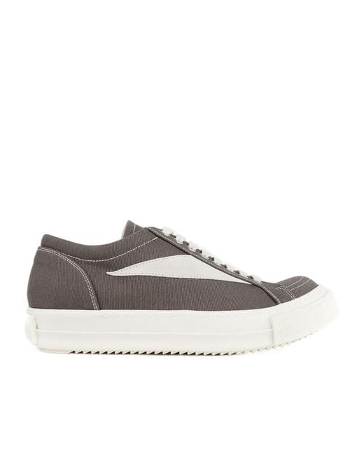Rick Owens Black Low-Top Sneakers for men
