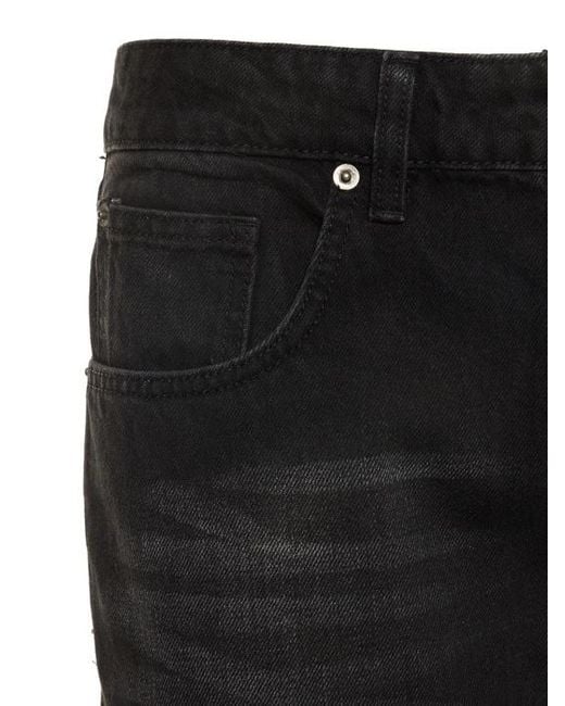 Jaded London Black Straight Jeans for men