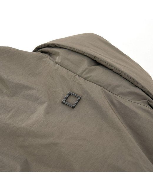 Wooyoungmi Brown Stand-Up Collar Down Jacket for men