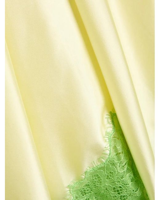 Staud Yellow Elira Midi Dress