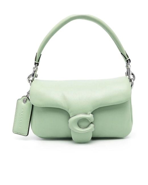 COACH Green Logo Shoulder Bag