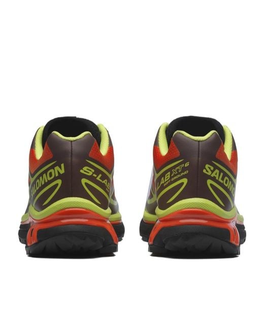 Salomon Lab Green Salomon Xt-6 Lace-Up Sneakers for men