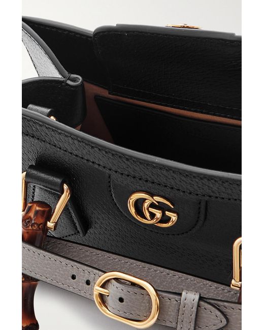 Gucci Black Mini Diana Top Handle Bag