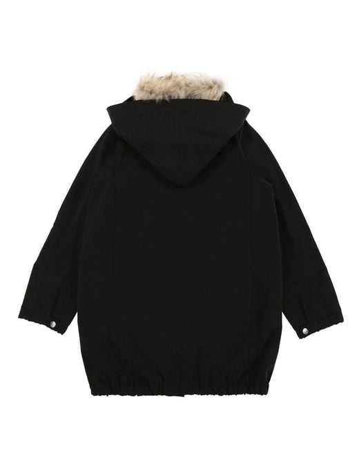 Weekend by Maxmara Black Hooded Casual Jacket