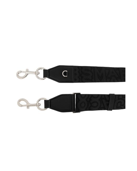 Marc Jacobs White Monogram Printed Bag Strap